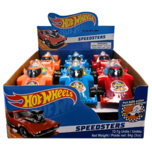 Hot Wheels Speedster Candy Filled Race Car Toys 0.42oz 12ct